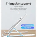 Ergonomic Adjustable Laptop Stand — Work Smarter, Not Harder