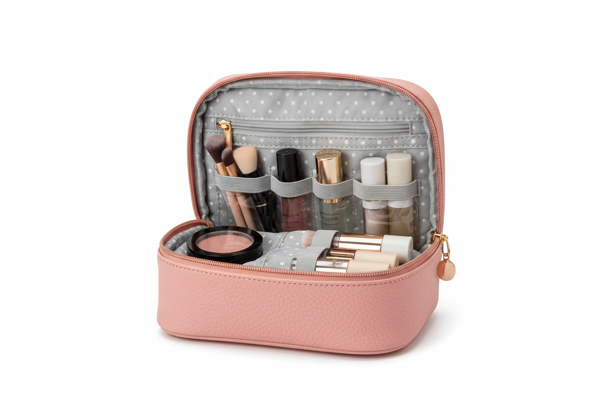 Compact Travel Makeup Bag